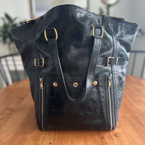 YSL Black Patton Shoulder bag - Picture 6 of 10